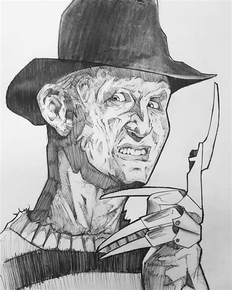 draw freddy krueger|freddy krueger images drawing.